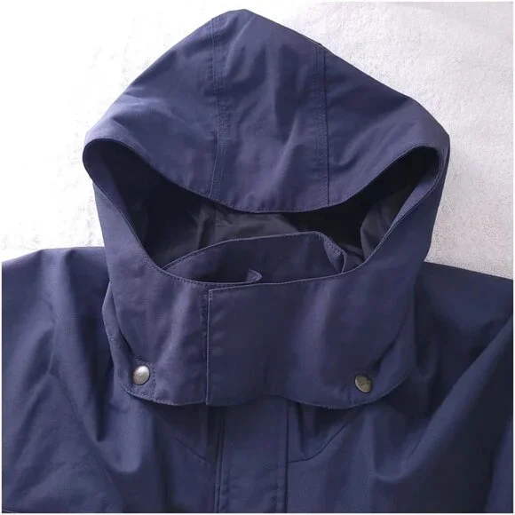 CARHARTT XL Blue Shoreline Waterproof Jacket C72 BLS Full Zip Hooded Mesh Lined - Picture 6 of 14